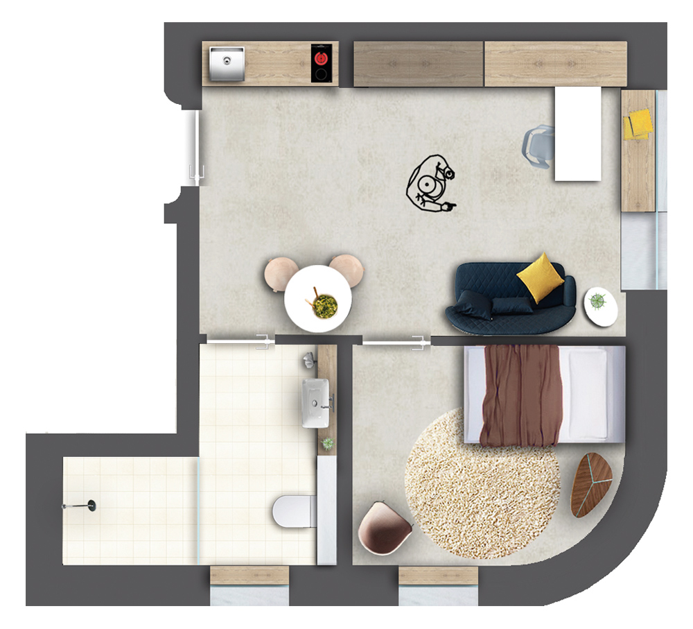 Apartmenttyp Comfort XL
